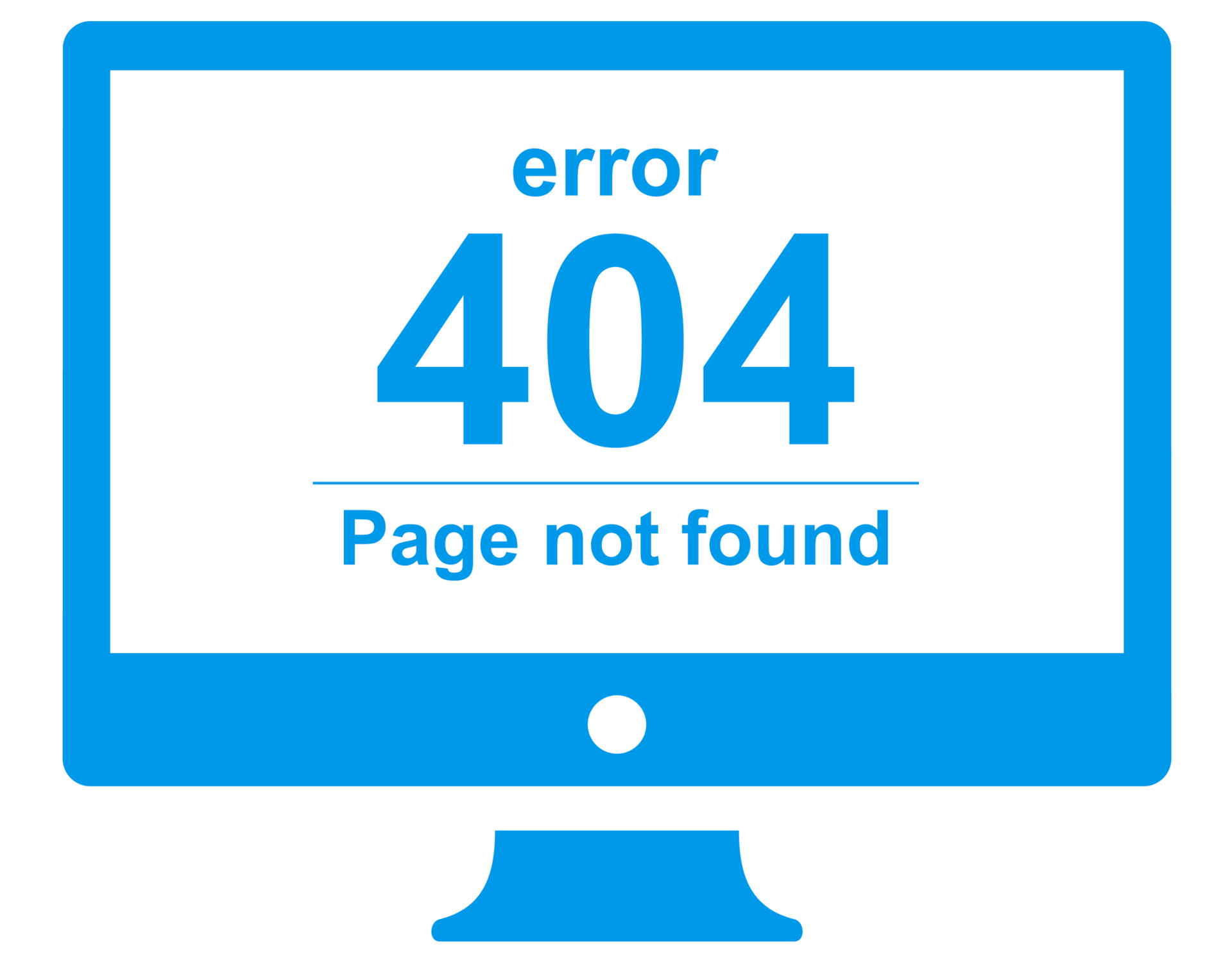 [Translate to English:] Grafik von Monitor '404 - not found'